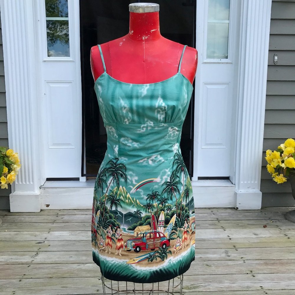 Hawaiian Tropics Mini Dress